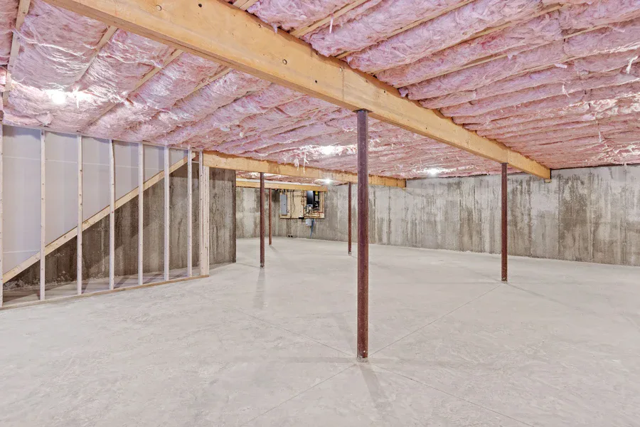Preparing a Finished Basement for Insulation Work Aurora IL